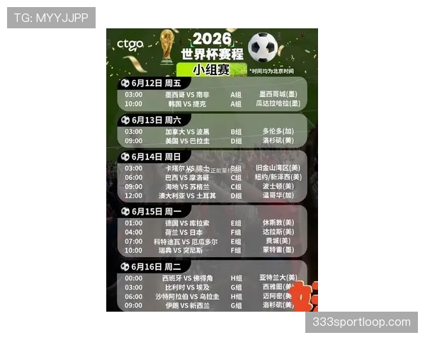 科特迪瓦2026世界杯赛程前瞻：晋级形势与小组赛对手分析
